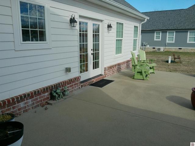 24 Hill Creek Ln, Benton, KY 42003 - view of patio / terrace with french doors