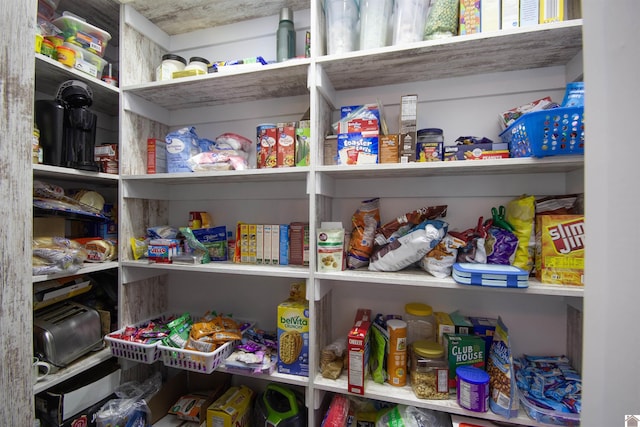 view of pantry