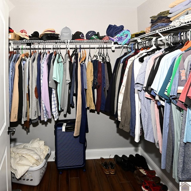 1706 Lane-A Rd, Paducah, KY 42003 - spacious closet featuring wood finished floors