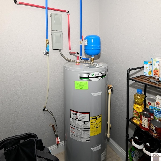 1706 Lane-A Rd, Paducah, KY 42003 - utility room with electric water heater