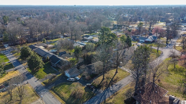 drone / aerial view featuring a residential view