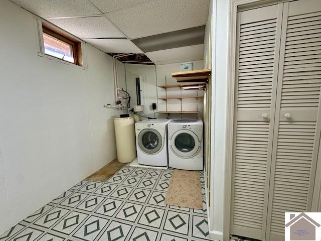 laundry room with laundry area and separate washer and dryer