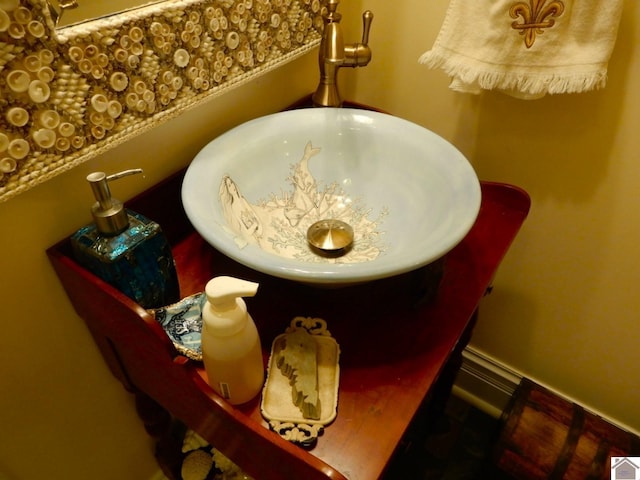 interior details with a sink