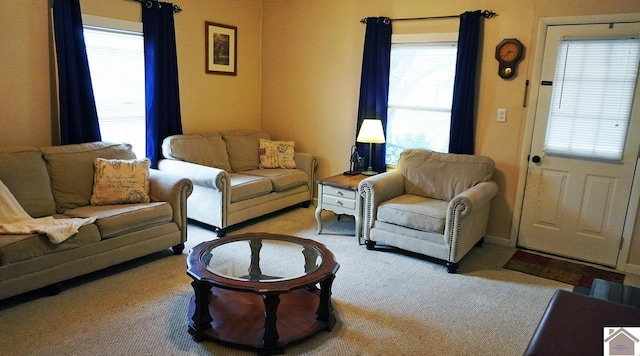 434 W Bellville St, Marion, KY 42064 - living room featuring carpet floors