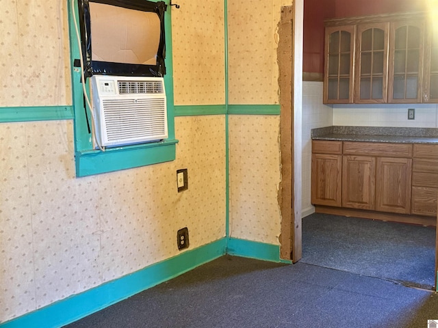 504 Pine St, Murray, KY 42071 - interior space with cooling unit and wallpapered walls