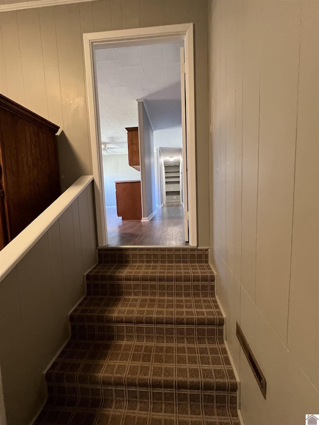 view of stairs