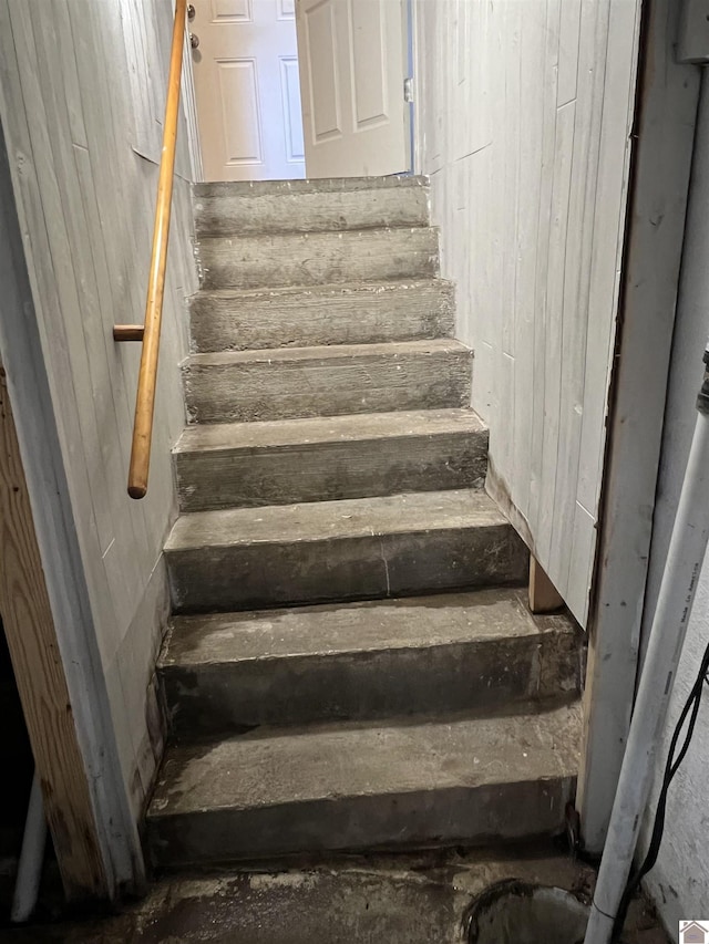 view of stairs