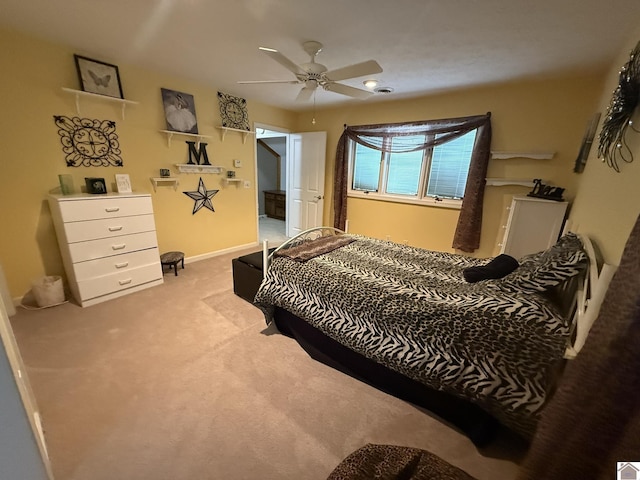 6060 State Route 94 W, Murray, KY 42071 - carpeted bedroom with baseboards and ceiling fan
