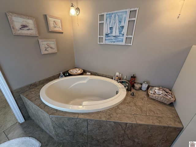 6060 State Route 94 W, Murray, KY 42071 - full bath featuring tile patterned flooring and a garden tub