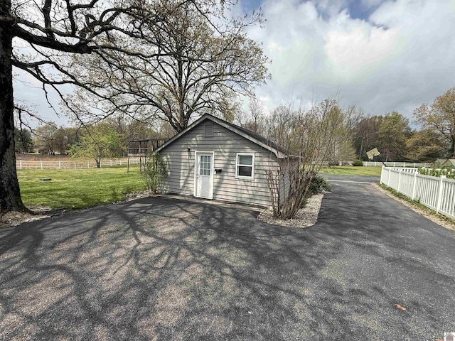6060 State Route 94 W, Murray, KY 42071 - view of outbuilding with fence and aphalt driveway