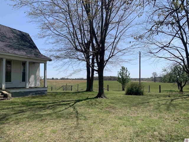 1368 Pritchard Rd, Wingo, KY 42088 - view of yard featuring a rural view and fence