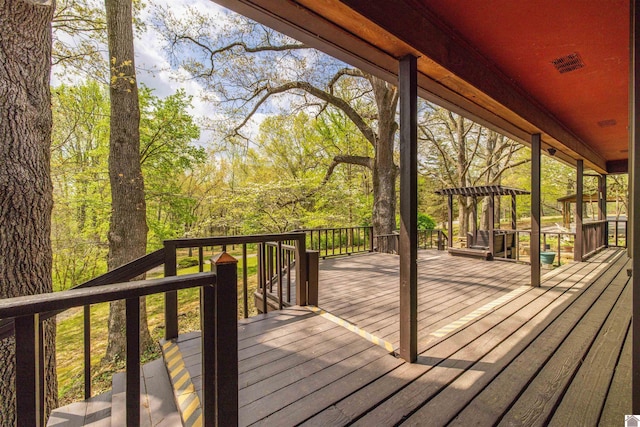 view of deck