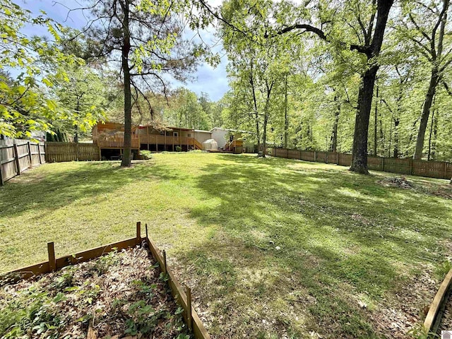 124 Miller Ln, Gilbertsville, KY 42044 - view of yard with a fenced backyard