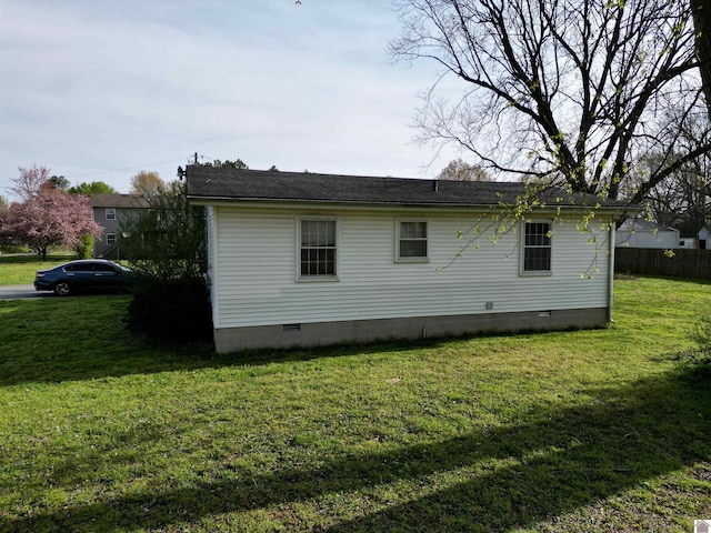 5770 Metropolis Lake Rd, West Paducah, KY 42086 - view of property exterior featuring a yard and crawl space