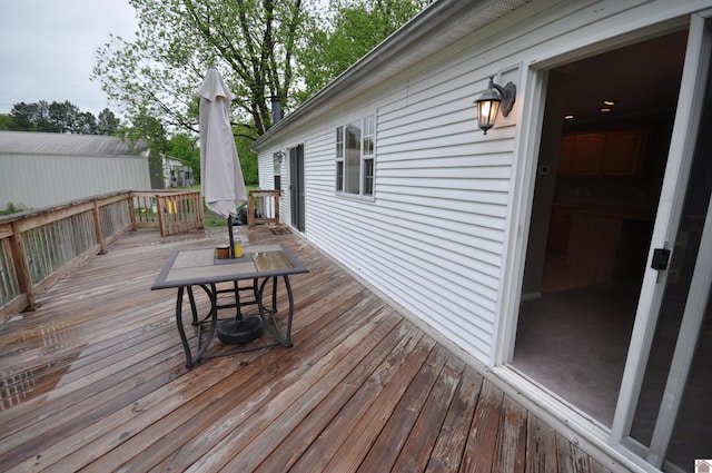 5770 Metropolis Lake Rd, West Paducah, KY 42086 - view of wooden terrace