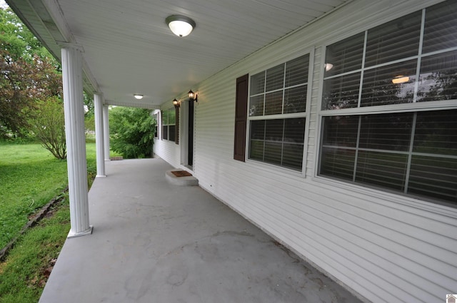 5770 Metropolis Lake Rd, West Paducah, KY 42086 - view of patio featuring a porch