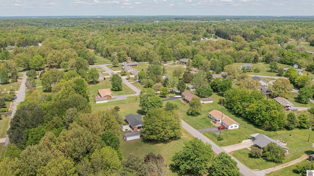 899 Fairview St, Benton, KY 42025 - drone / aerial view featuring a wooded view