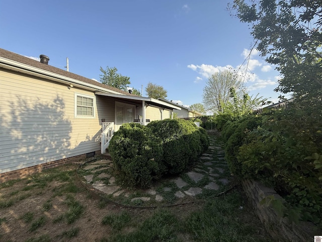 view of property exterior