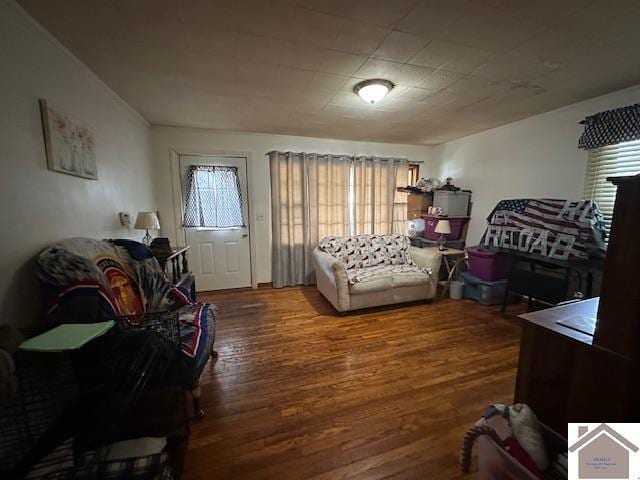 bedroom featuring wood finished floors