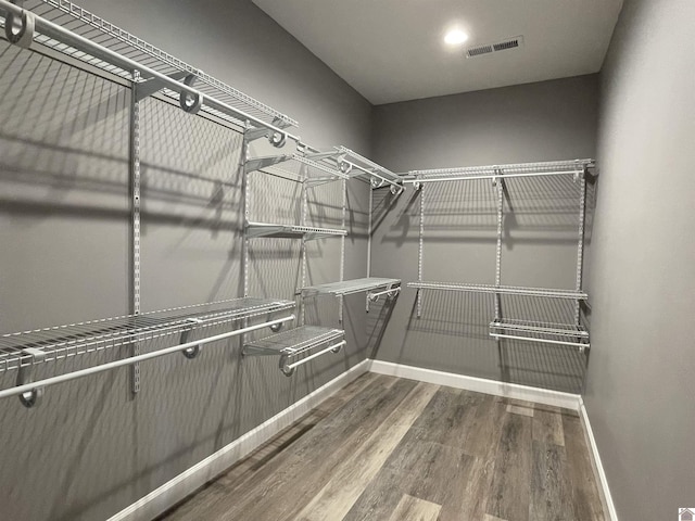 1360 Eagle Ln, Mayfield, KY 42066 - spacious closet with visible vents and wood finished floors