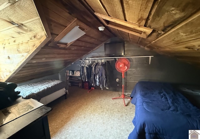 198 Mandor Rd, Hardin, KY 42048 - bedroom with lofted ceiling