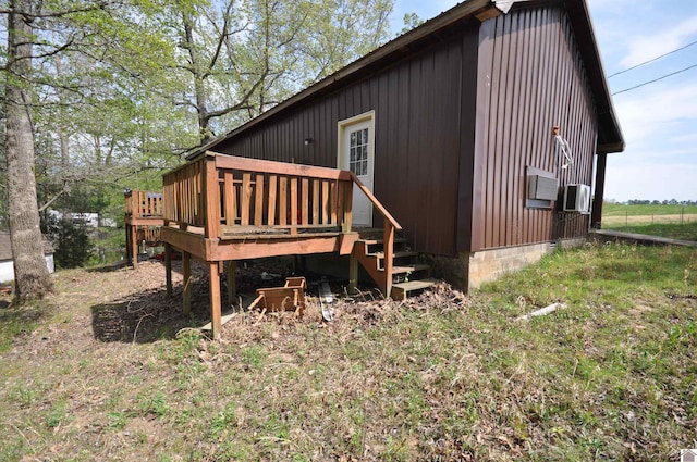 198 Mandor Rd, Hardin, KY 42048 - rear view of house featuring a wooden deck