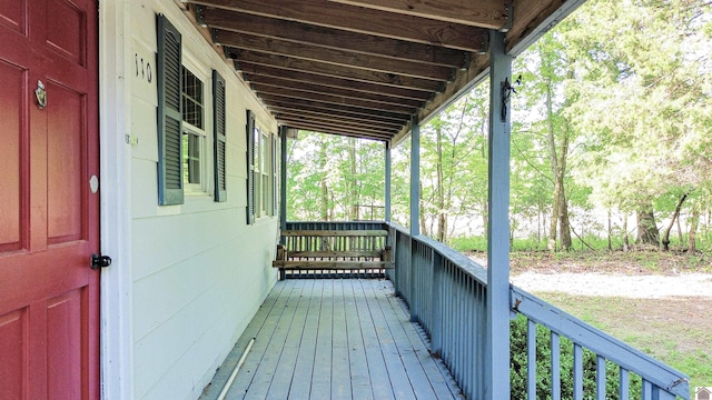 110 Clark Ln, Paducah, KY 42003 - view of wooden terrace