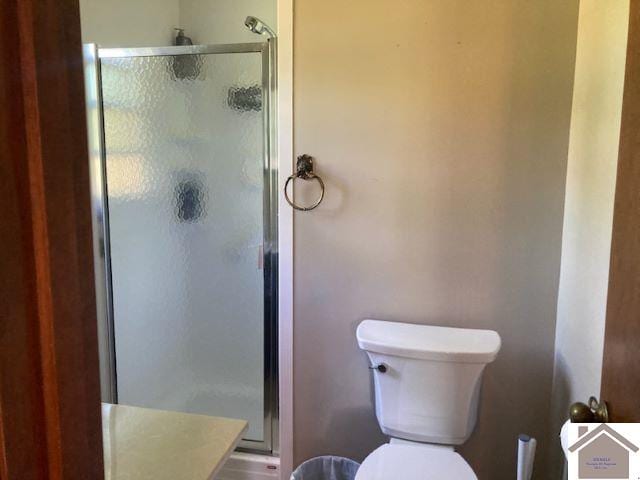 107 Monroe, Fancy Farm, KY 42039 - full bathroom featuring a shower stall and toilet