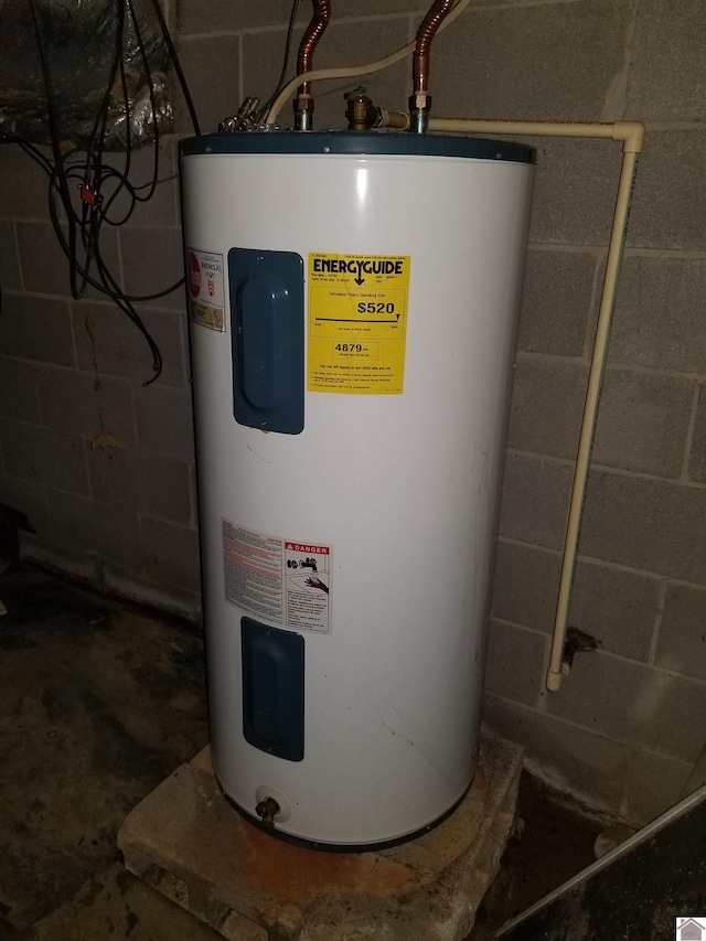 6576 Blue Springs Rd, Cadiz, KY 42211 - utilities featuring electric water heater