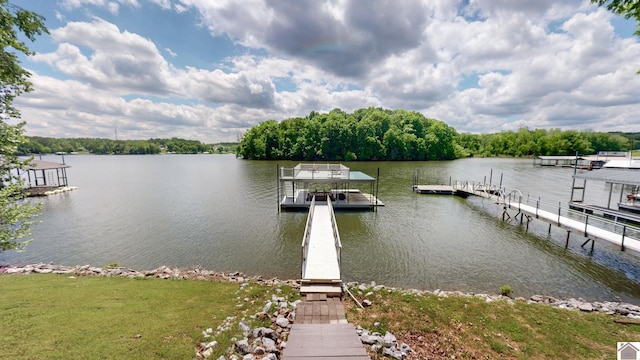 171 Cagel, Gilbertsville, KY 42044 - dock area with a water view