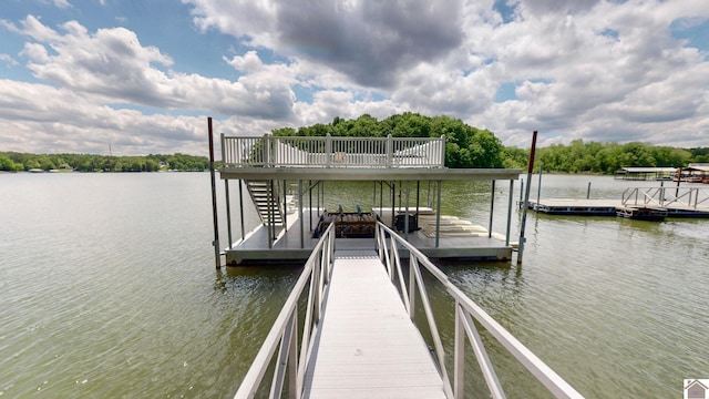 171 Cagel, Gilbertsville, KY 42044 - dock area with a water view