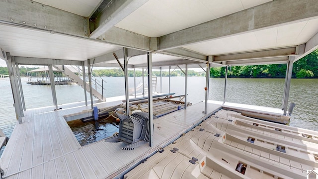171 Cagel, Gilbertsville, KY 42044 - dock with boat lift and a water view
