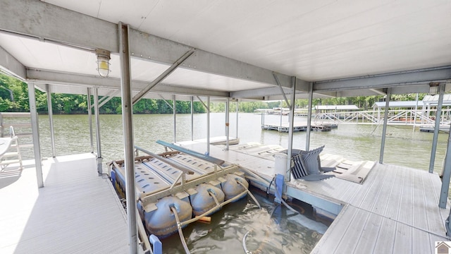 171 Cagel, Gilbertsville, KY 42044 - dock featuring a water view and boat lift