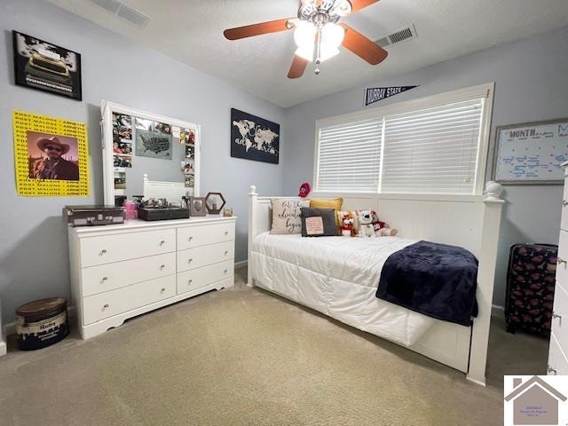 695 Heritage Trce, Cadiz, KY 42211 - bedroom with carpet and a ceiling fan