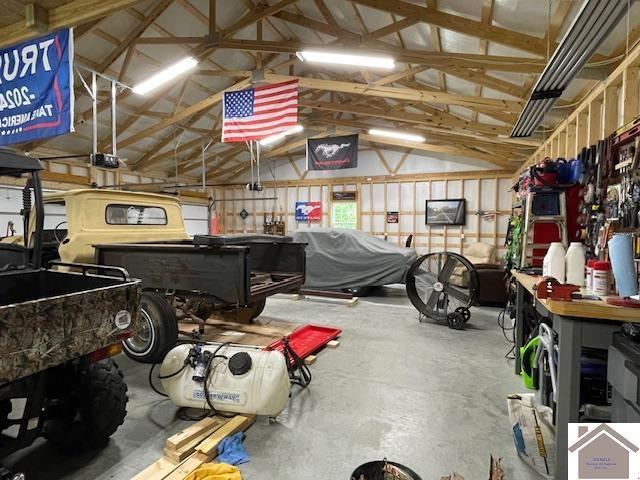 695 Heritage Trce, Cadiz, KY 42211 - garage with a garage door opener