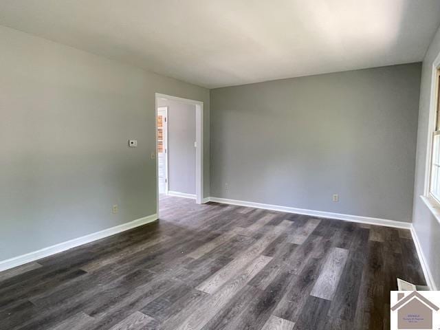 197 Briarfield Ln, Cadiz, KY 42211 - unfurnished room with dark wood-style flooring and baseboards