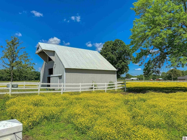 730 Rob Mason Rd, Murray, KY 42071 - view of home's exterior with an outdoor structure, an outbuilding, and fence