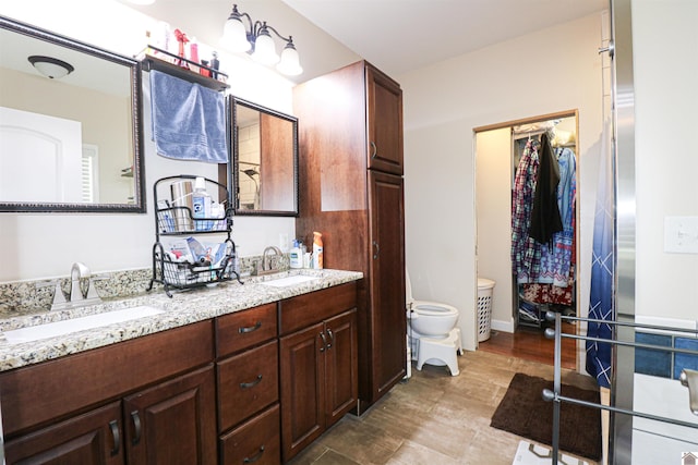 1300 Rocky Rd, Fancy Farm, KY 42039 - full bathroom featuring double vanity