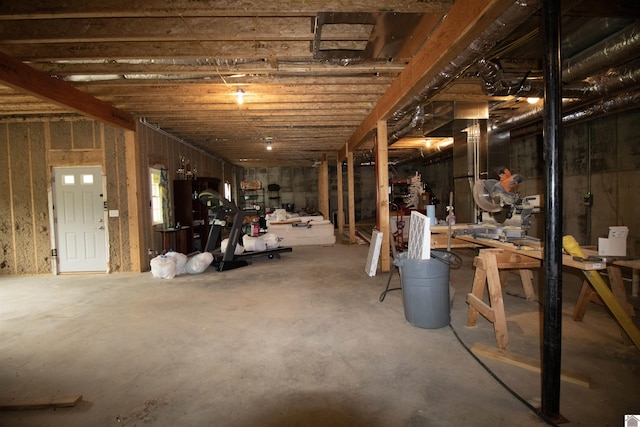 1300 Rocky Rd, Fancy Farm, KY 42039 - view of unfinished below grade area