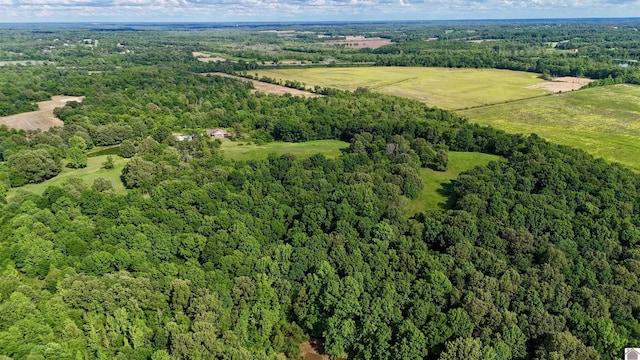 1300 Rocky Rd, Fancy Farm, KY 42039 - aerial view of property's location with a heavily wooded area