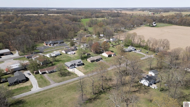 111 Honeysuckle Ln, Murray, KY 42071 - aerial view of property's location featuring a heavily wooded area and nearby suburban area