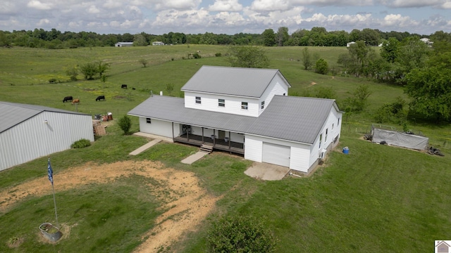 711 Rocky Rd, Fancy Farm, KY 42039 - overview of rural landscape featuring a tree filled landscape