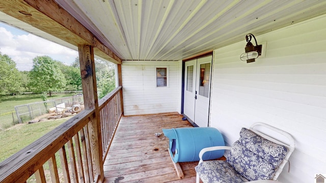 711 Rocky Rd, Fancy Farm, KY 42039 - wooden terrace with fence