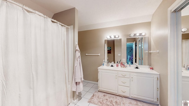 206 Metcalf Ln, Almo, KY 42020 - bathroom with tile patterned flooring and vanity