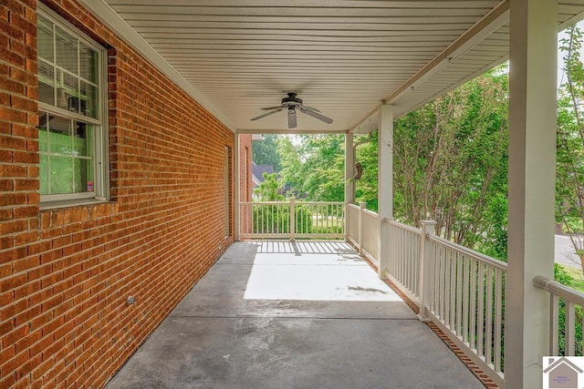 2007 Atkins Way, Murray, KY 42071 - view of patio featuring ceiling fan