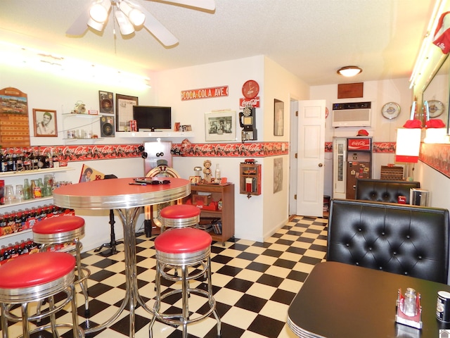 60 Cole Ln, Benton, KY 42025 - bar area featuring tile patterned floors and ceiling fan