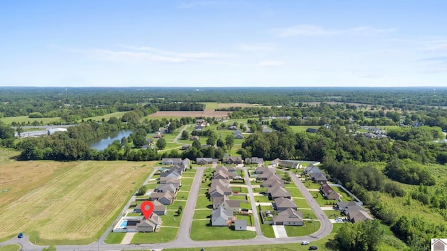115 Pinewood Trl, West Paducah, KY 42086 - aerial view of residential area featuring a large body of water