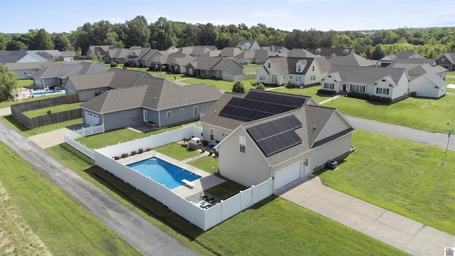 115 Pinewood Trl, West Paducah, KY 42086 - aerial perspective of suburban area with a pool area