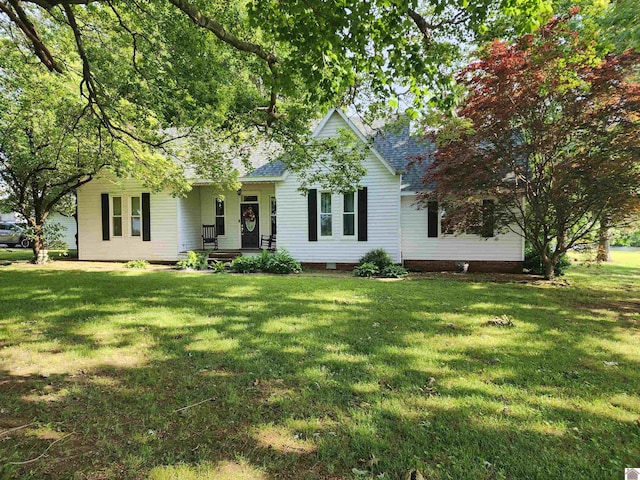 359 Lap Rollings Rd, Barlow, KY 42024 - view of front of property with a front yard and roof with shingles
