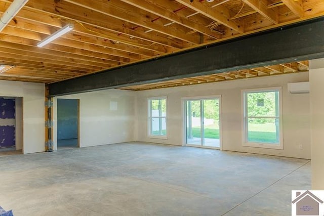 631 Imogene Dr, Gilbertsville, KY 42044 - basement featuring a wall unit AC